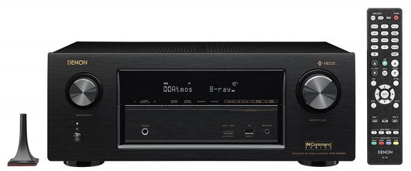 Denon AVRX2400H 7.2 Channel AV Receiver with Built-in HEOS wireless technology, Works with Alexa
